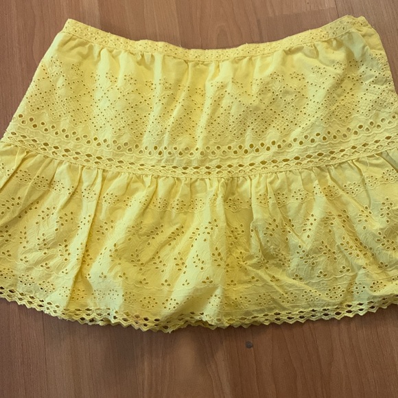 Cute summer women hello size Medium eyelet skirt - Picture 10 of 13